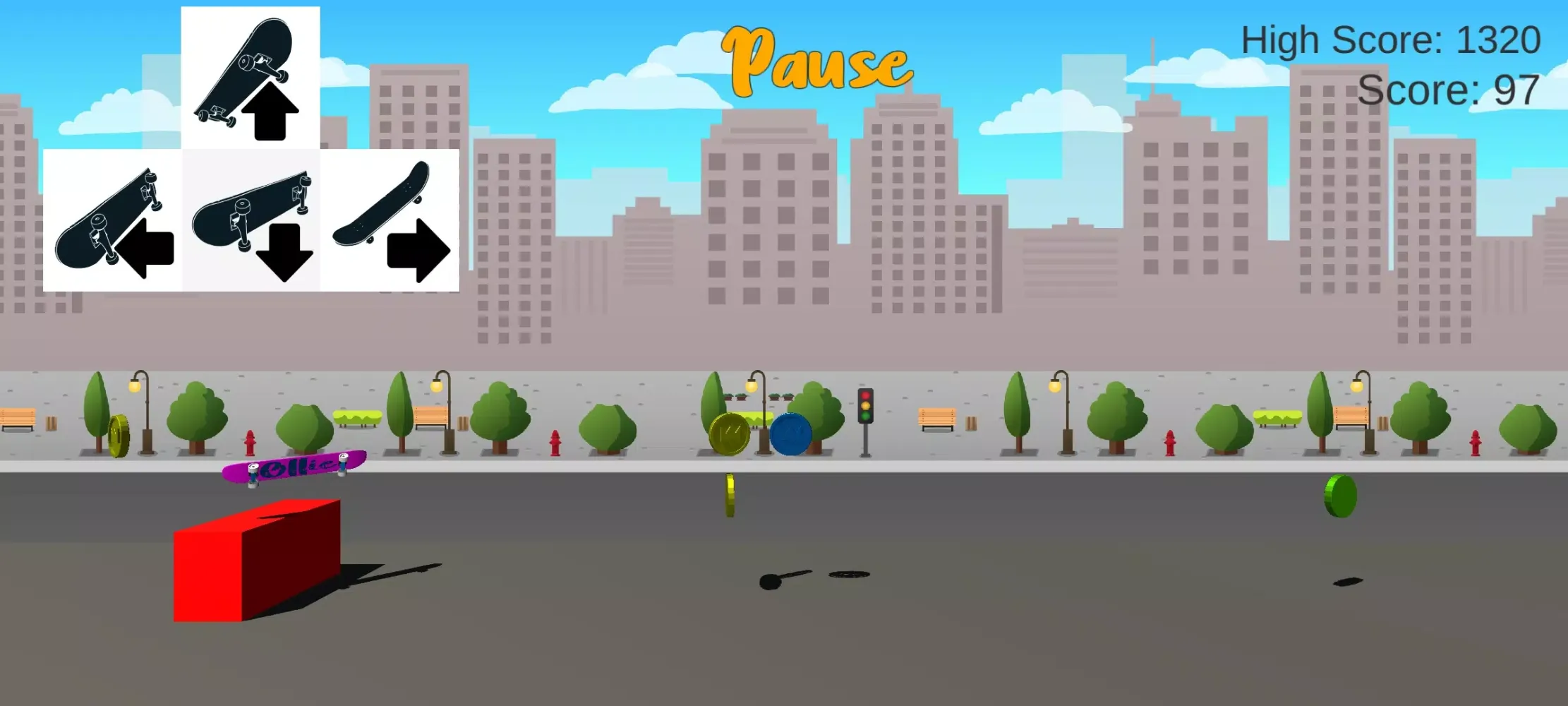 Screenshot di Ollie Game