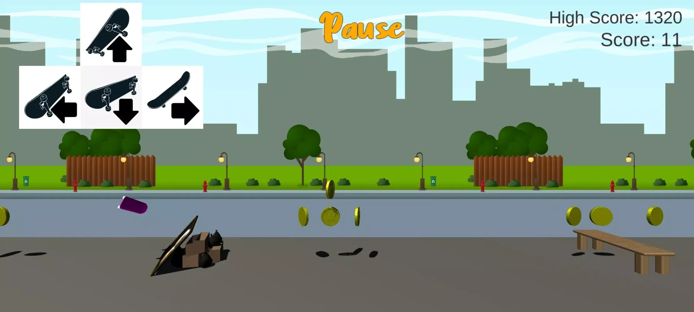 Screenshot di Ollie Game