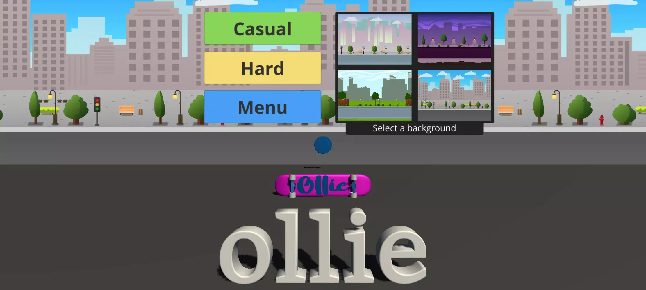 Screenshot di Ollie Game