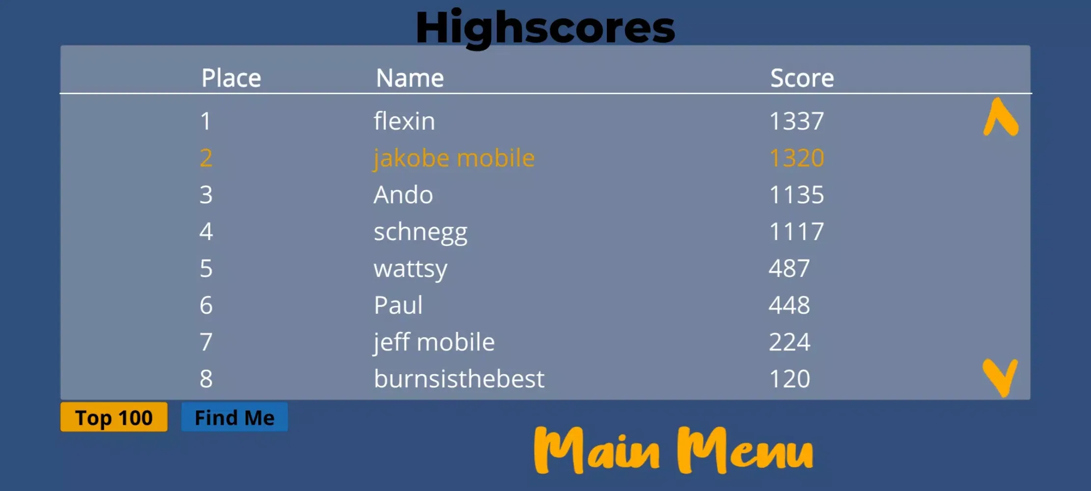 Screenshot di Ollie Game
