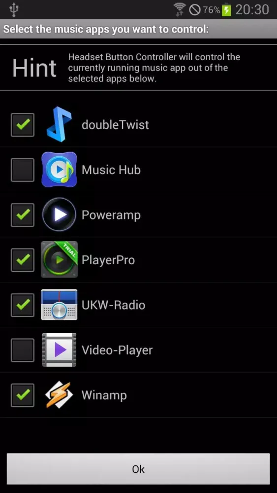 Headset Button Controller Pro Screenshots