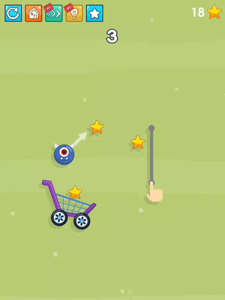 Draw Bounce iPad  स्क्रीनशॉट