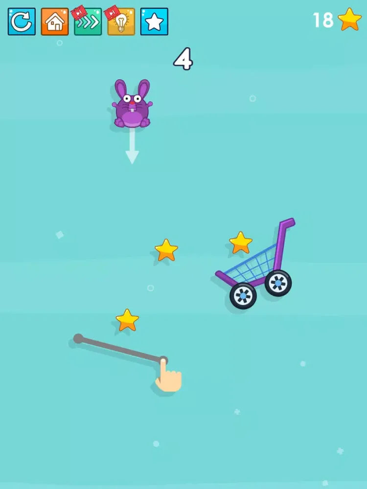 Draw Bounce iPad  स्क्रीनशॉट