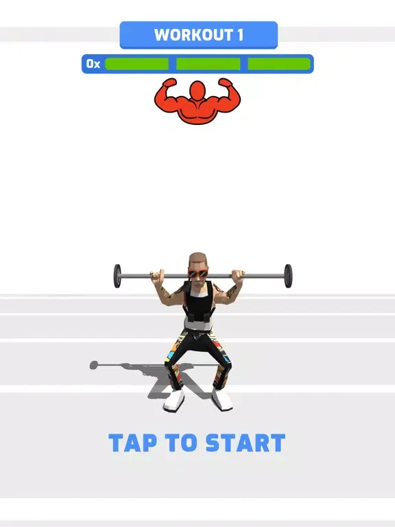 Workout Lifter 3D iPad  Screenshots