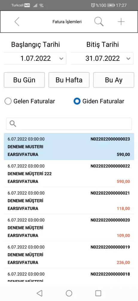 Kobijet e-Fatura स्क्रीनशॉट