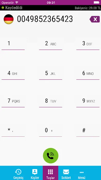 KobiKom VoIP Softphone Ekran Görüntüleri