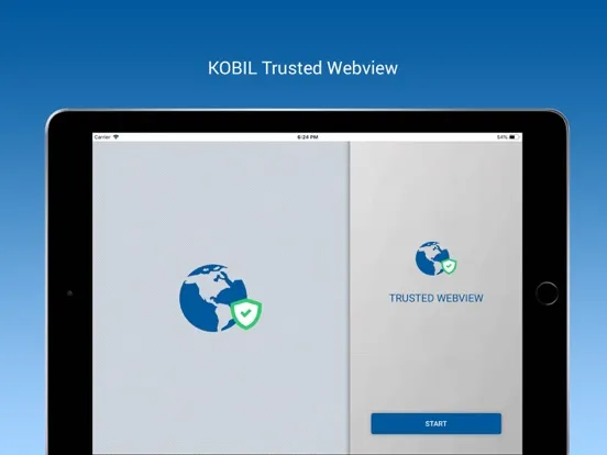 KOBIL Trusted Webview iPad 应用截图