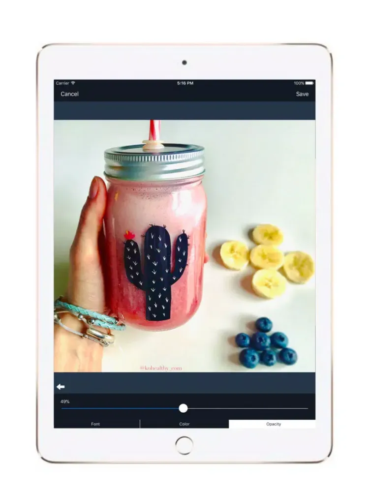 Screenshot di Watermark - Sign your photos iPad 