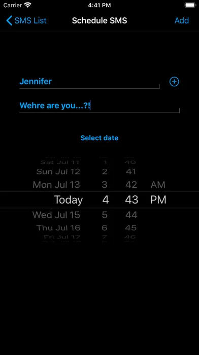 New SMS Screenshots