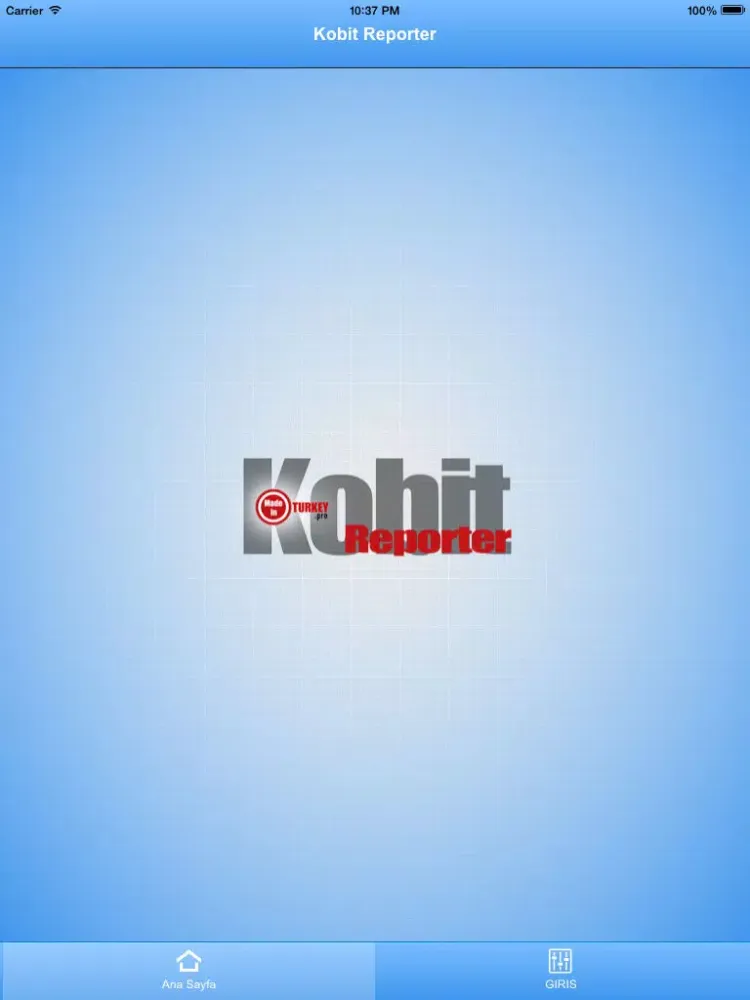 Kobit Reporter iPad  स्क्रीनशॉट