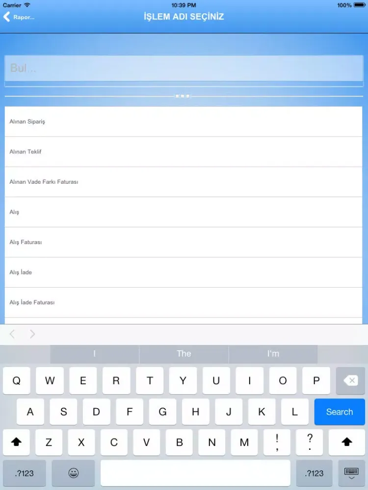 Kobit Reporter iPad  स्क्रीनशॉट