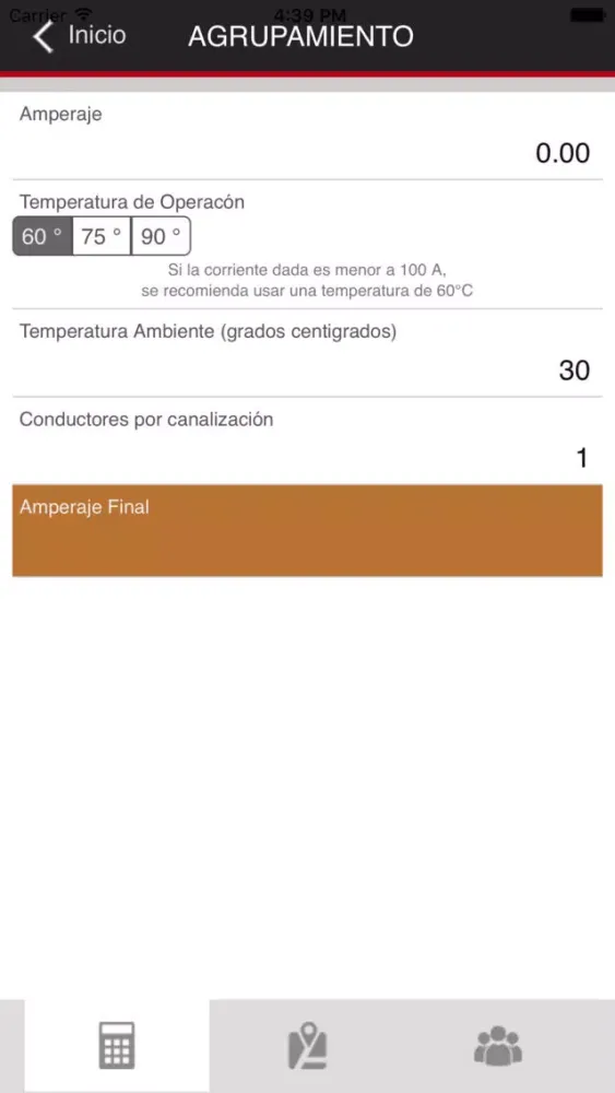 Kobrex cálculos eléctricos Ekran Görüntüleri