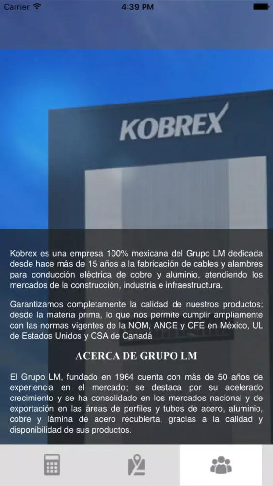 Kobrex cálculos eléctricos Ekran Görüntüleri