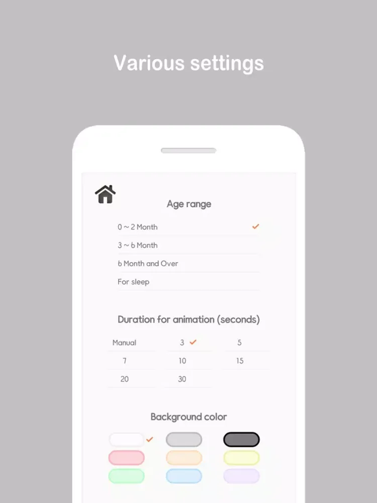 Tangkapan layar Black and White for Babies iPad 