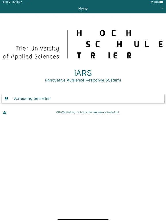 Скриншоты iARS iPad 