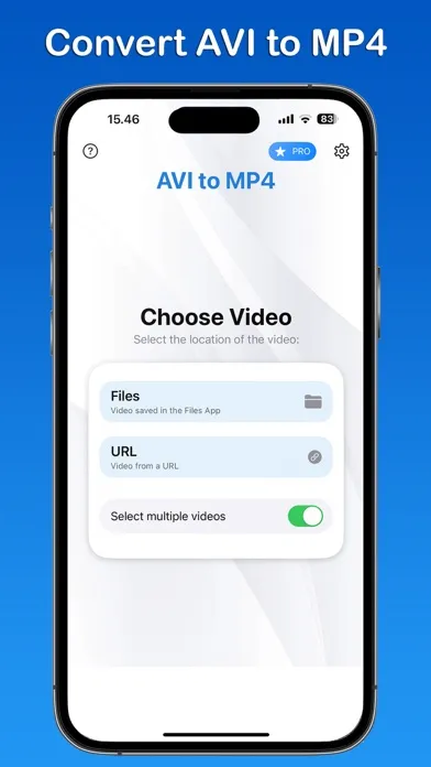 Capturas de pantalla de AVI to MP4 Converter