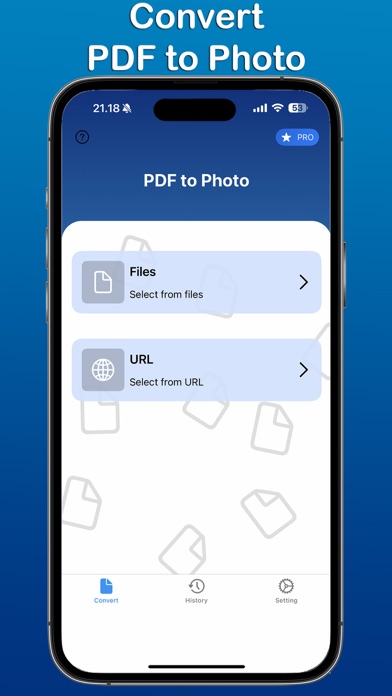 Captures d'écran de PDF to Photo Converter ™