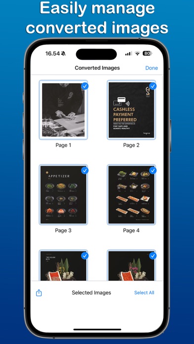 Captures d'écran de PDF to Photo Converter ™