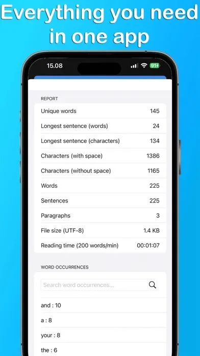 Word Counter - Count Character Screenshots