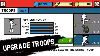 Stickman Army: World War Fight স্ক্রিনশট