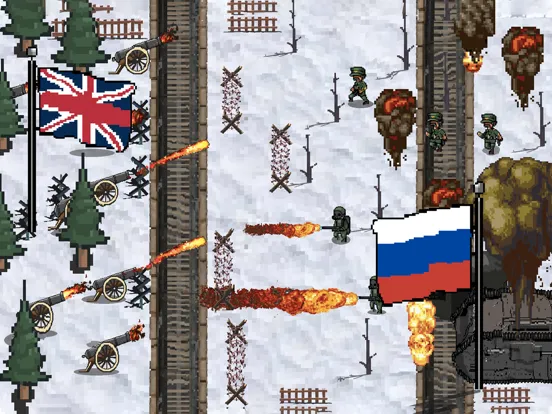 Capturas de tela do World War Battle 1917: Pixel iPad 