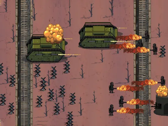 Capturas de tela do World War Battle 1917: Pixel iPad 