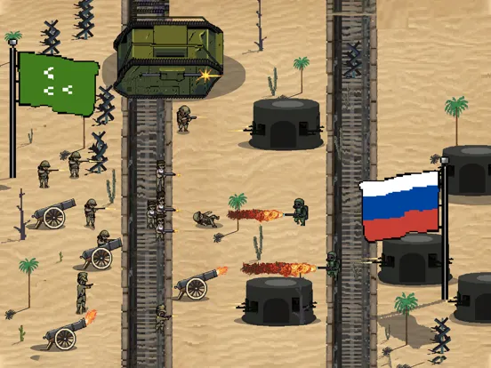 Capturas de tela do World War Battle 1917: Pixel iPad 