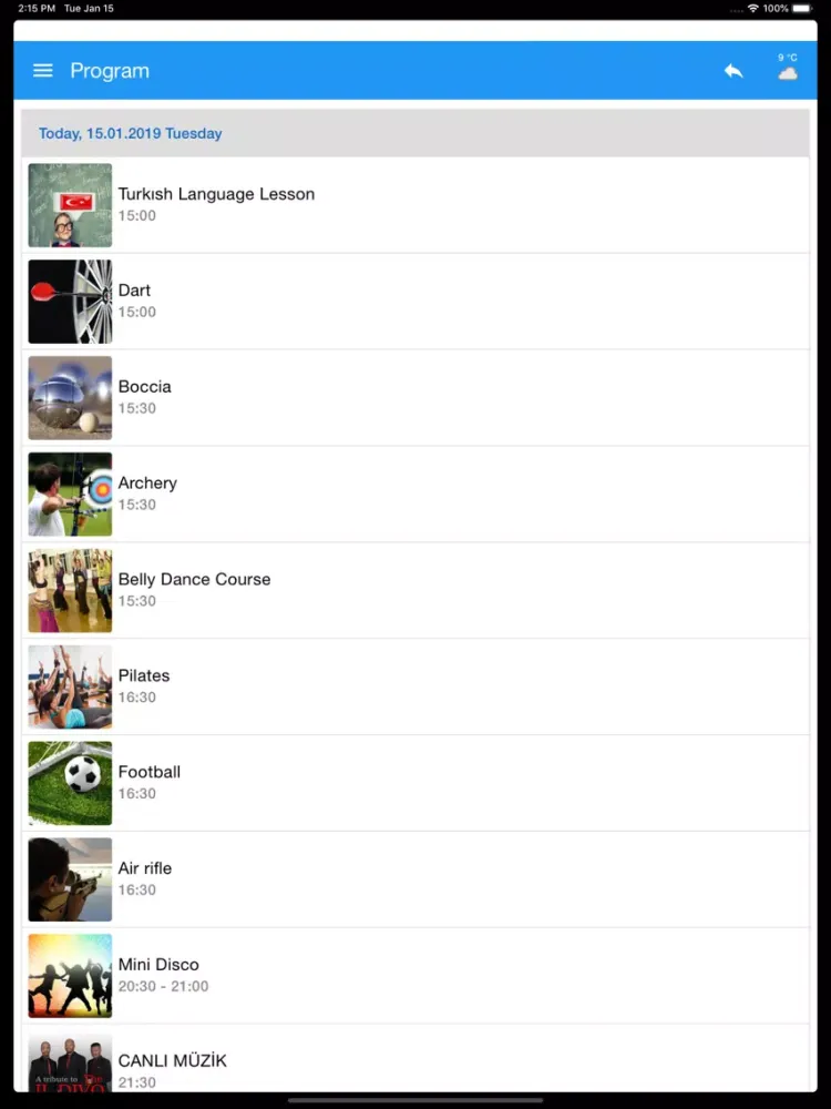 Tangkapan layar Hemera App iPad 