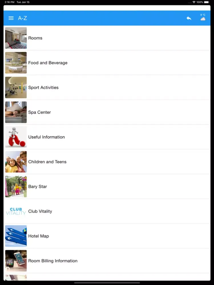 Tangkapan layar Hemera App iPad 