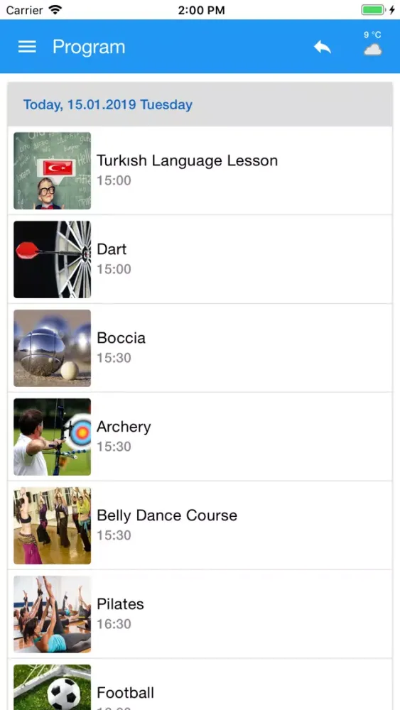 Tangkapan layar Hemera App