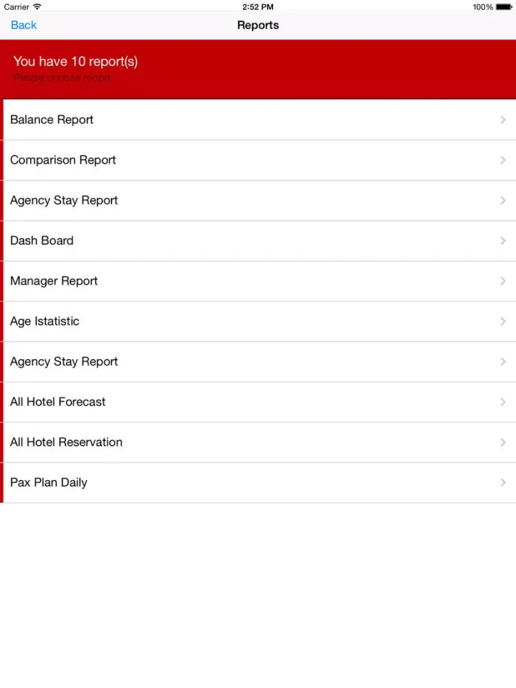 Sedna Report iPad 应用截图
