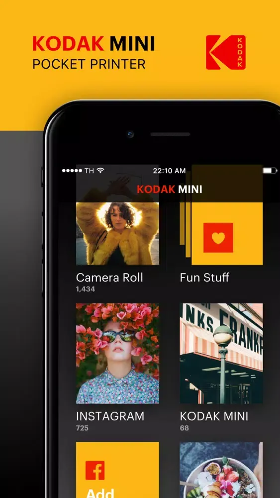 ภาพหน้าจอของ KODAK Mini Shot +