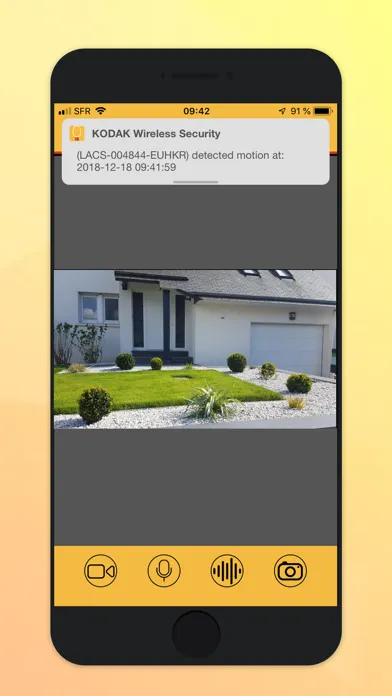 Screenshot di KODAK Wireless Security