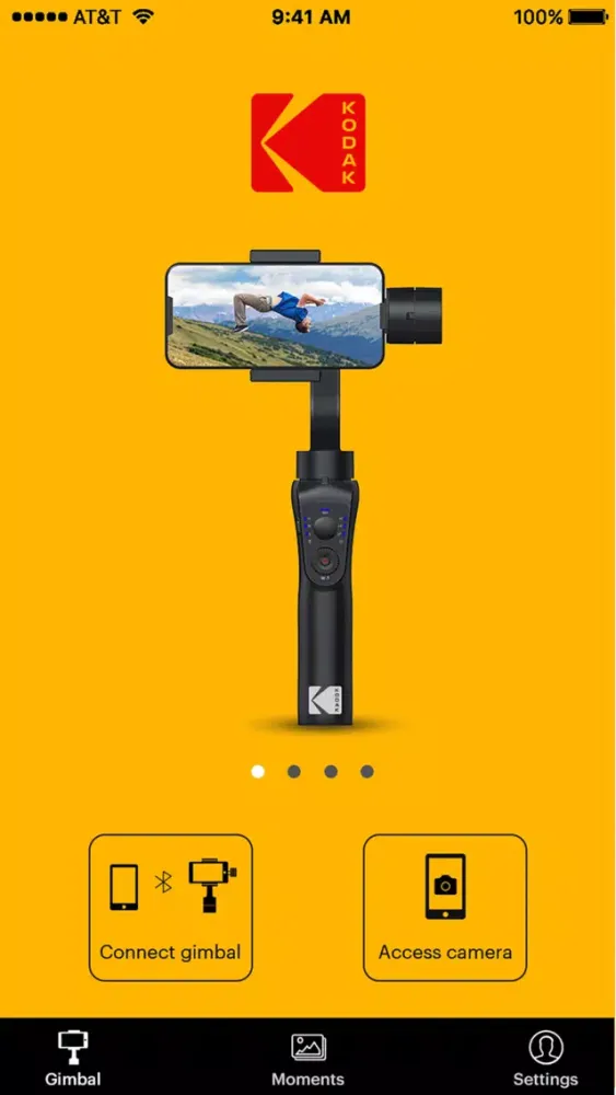 Tangkapan skrin Kodak Gimbal