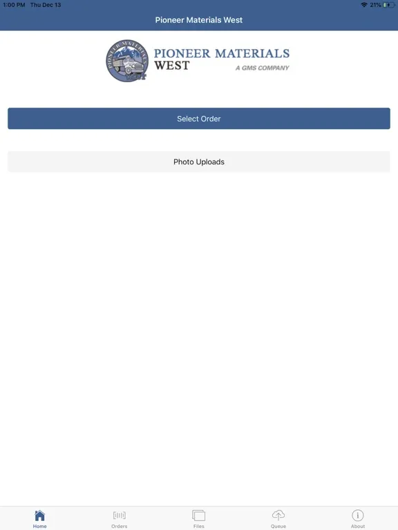 Driver Delivery App iPad  Screenshots