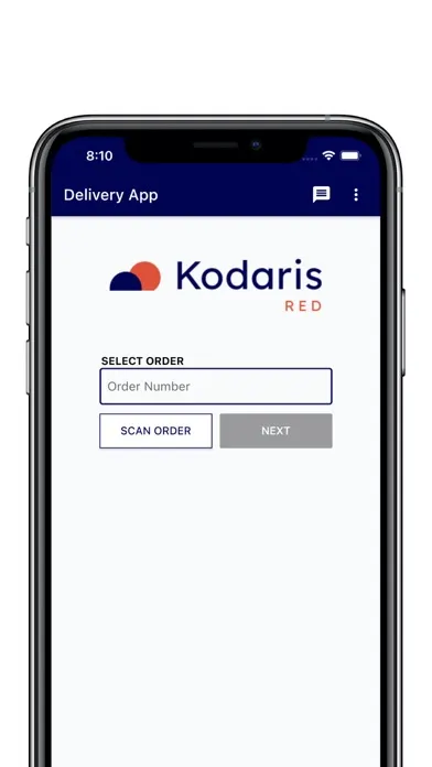 Ảnh chụp màn hình của Delivery App (V2)