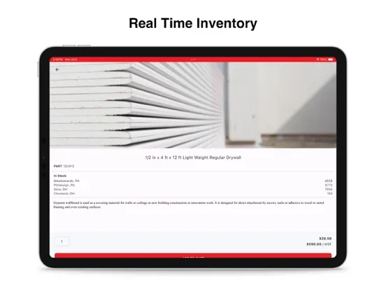 تصاویر Ohio Valley Drywall Supply iPad 