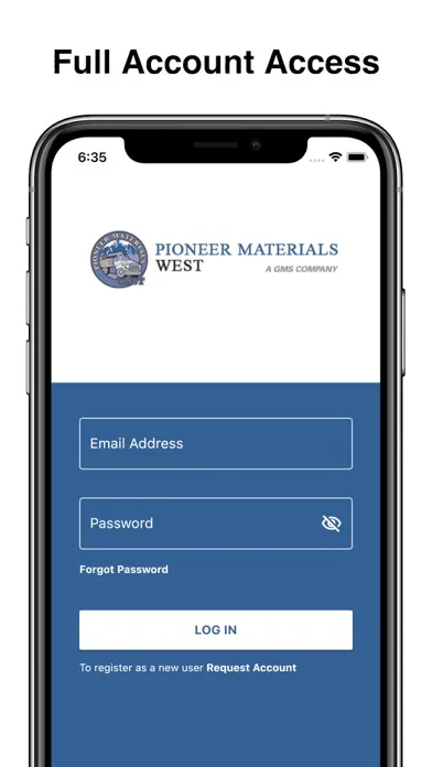 Ảnh chụp màn hình của Pioneer Materials West