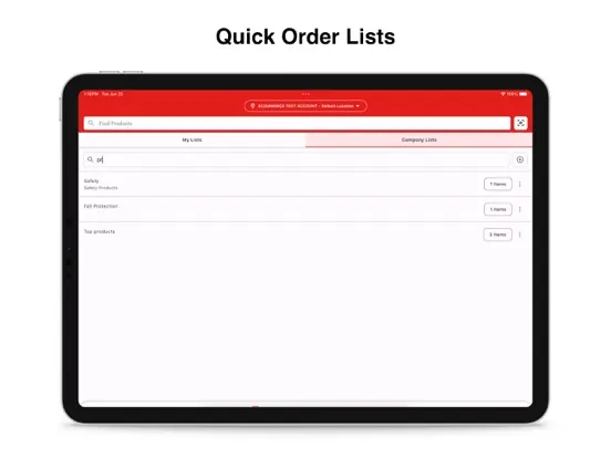 Capturas de pantalla de Trowel Trades Supply iPad 
