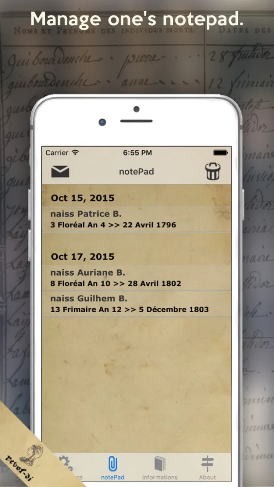 revol-di French Republican Calendar سکرین شاٹس