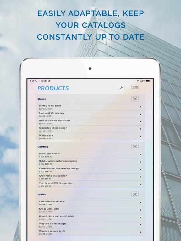 Your PDF Catalogs of products iPad  স্ক্রিনশট
