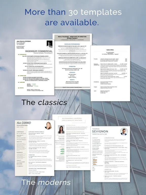 Your best resume with giga-cv iPad  Ekran Görüntüleri