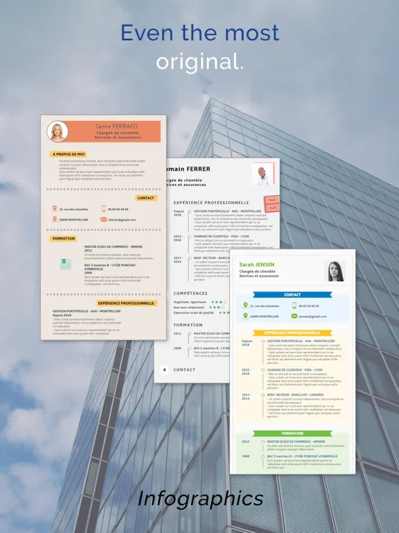 Your best resume with giga-cv iPad  Ekran Görüntüleri