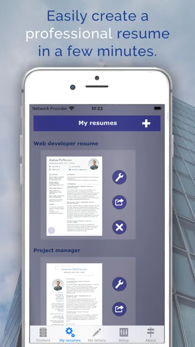 Your best resume with giga-cv Ekran Görüntüleri