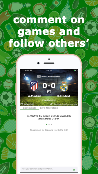 Tangkapan layar Sporium - The Best Sport's App