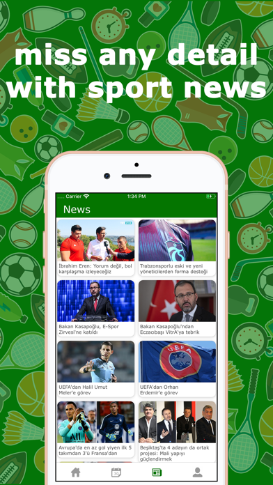 Tangkapan layar Sporium - The Best Sport's App