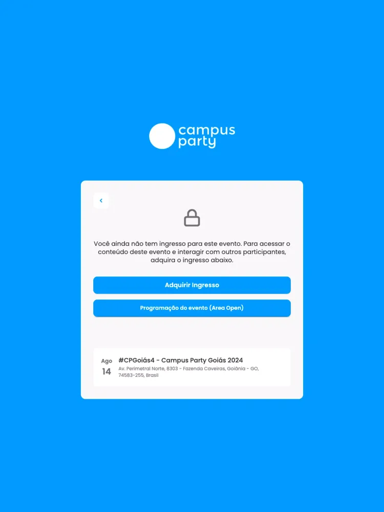 Campus Party Brasil 2024应用截图