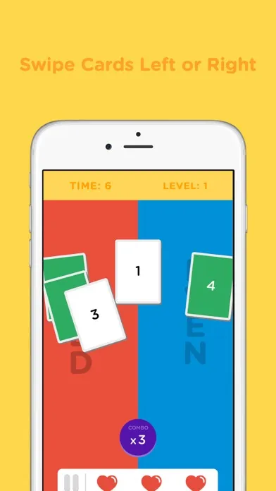 OddSwipe - A minimalistic fast paced logical game where quick thinking is key!应用截图