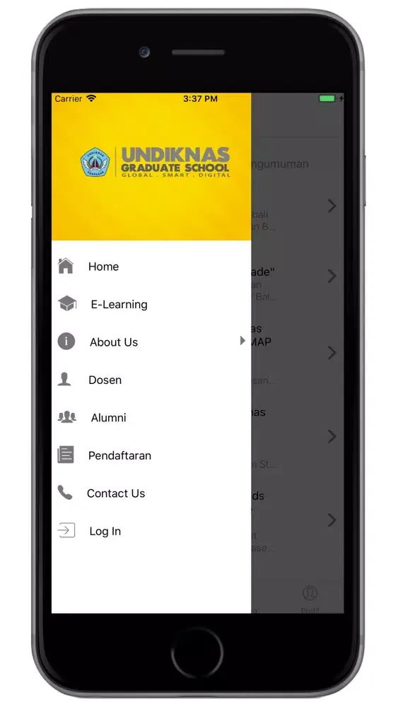 Tangkapan layar UGS Mobile