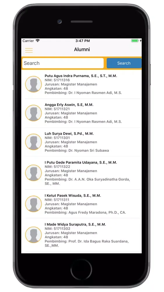 Tangkapan layar UGS Mobile